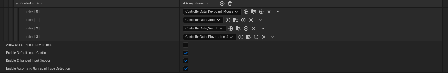 Enhanced Input Support