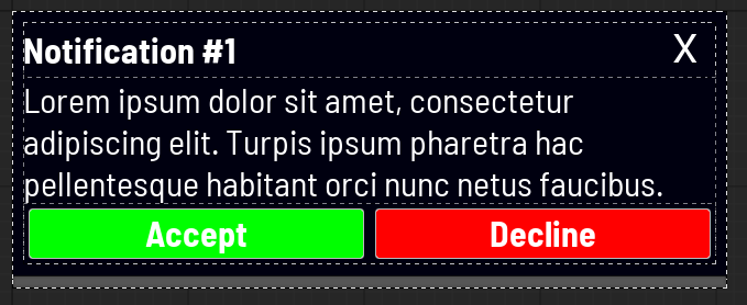 Notification Properties