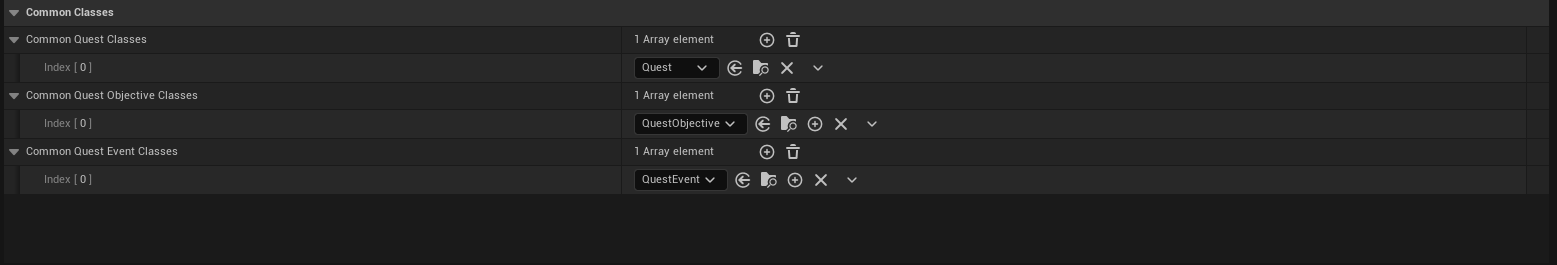 Quest System Settings